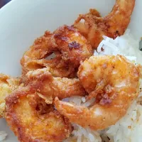 fried shrimp with garlic and Cajun powder|Loraine Mannavongさん