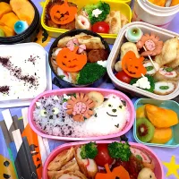 台風の為 給食休み🎃ハロウィン弁当👻|Kyokoさん