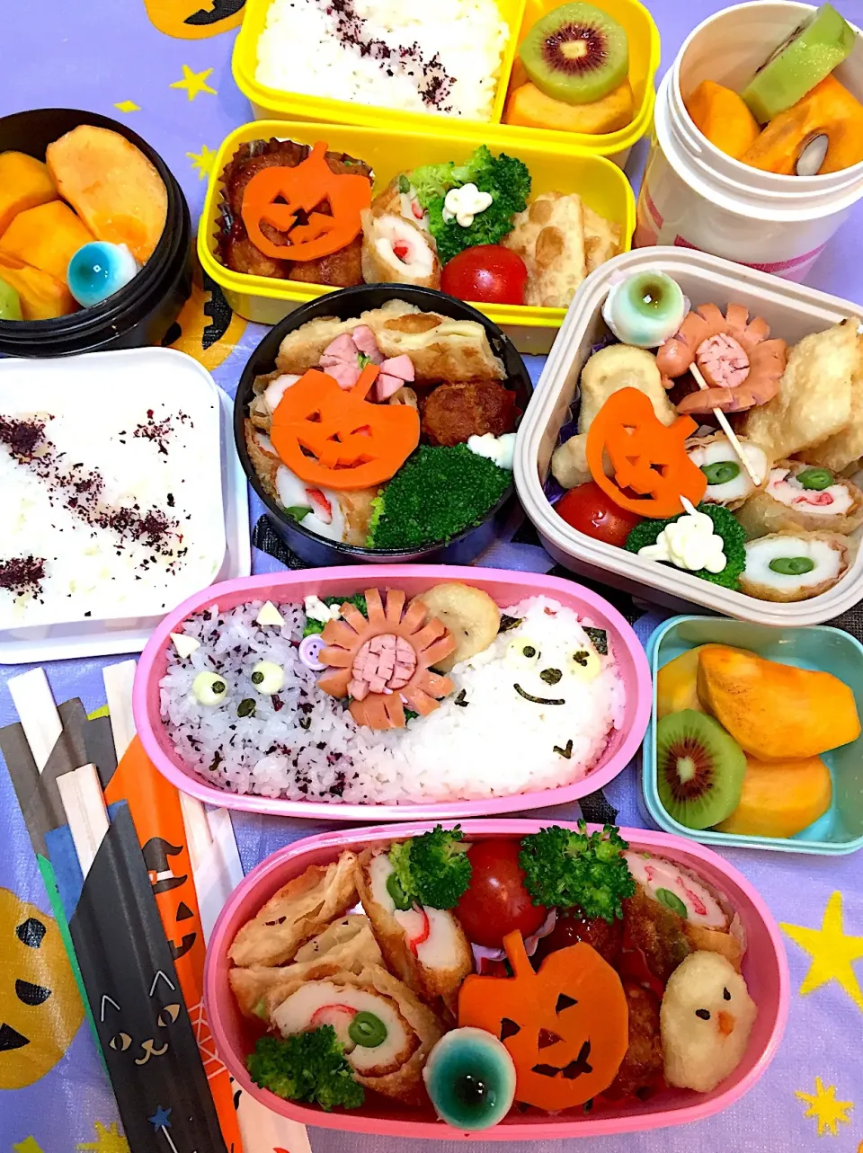 台風の為 給食休み🎃ハロウィン弁当👻|Kyokoさん