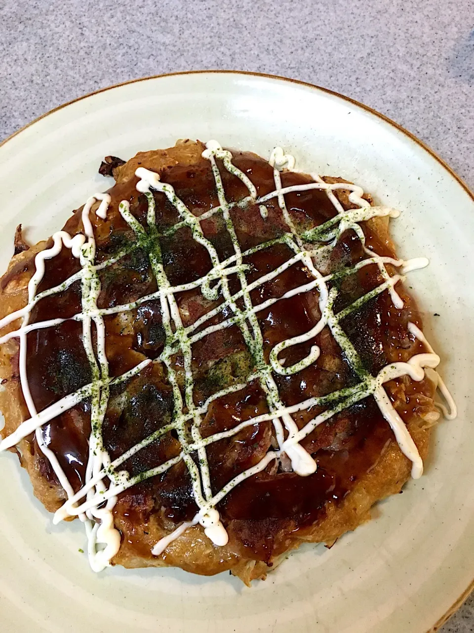 宇宙芋でお好み焼き〜(๑˃̵ᴗ˂̵)|Satokoさん