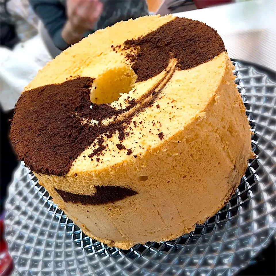 "Shino's Kitchen志野のお料理教室"⑤
マーブルシフォンケーキ|志野さん