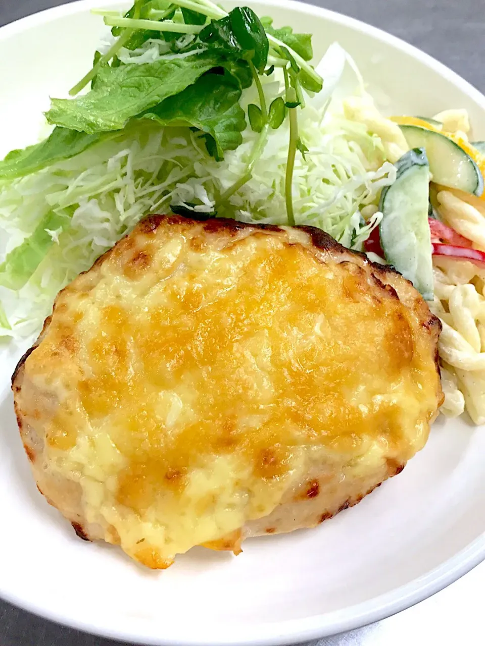 鶏つくねチーズ焼き|学食おばちゃんさん