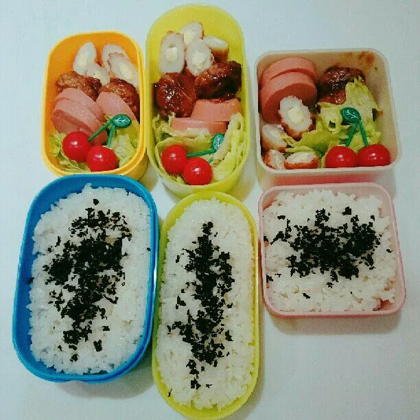 10/24(火)の3人弁当🍱|ふみぃさん