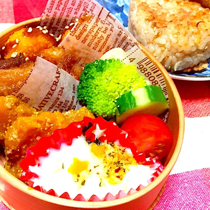 Snapdishの料理写真:高２娘のお弁当。|Ryoko Takeuchiさん