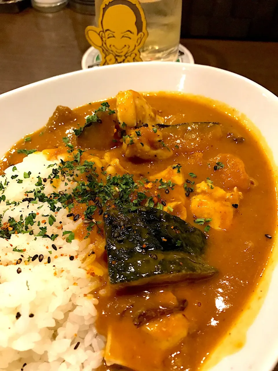 チキンと南瓜のハロウィンタイカレー@Two Sam's Upの週替わり！|大阪カレー部長さん