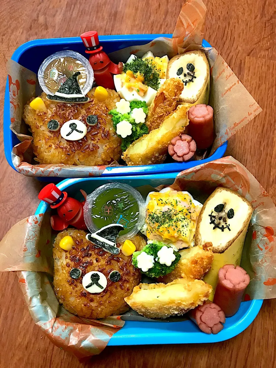 リラックマ焼きおにぎり弁当♡|かなさん