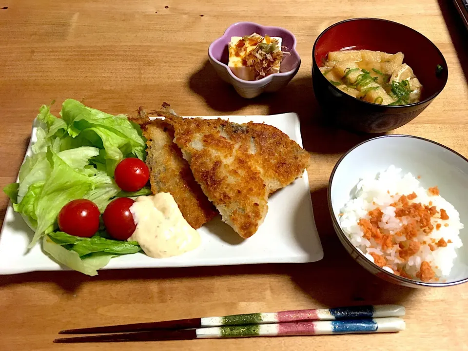 アジフライ定食|かおちゃんさん