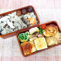 Snapdishの料理写真:ヘルシー弁当  2017秋|ひよこ0526さん