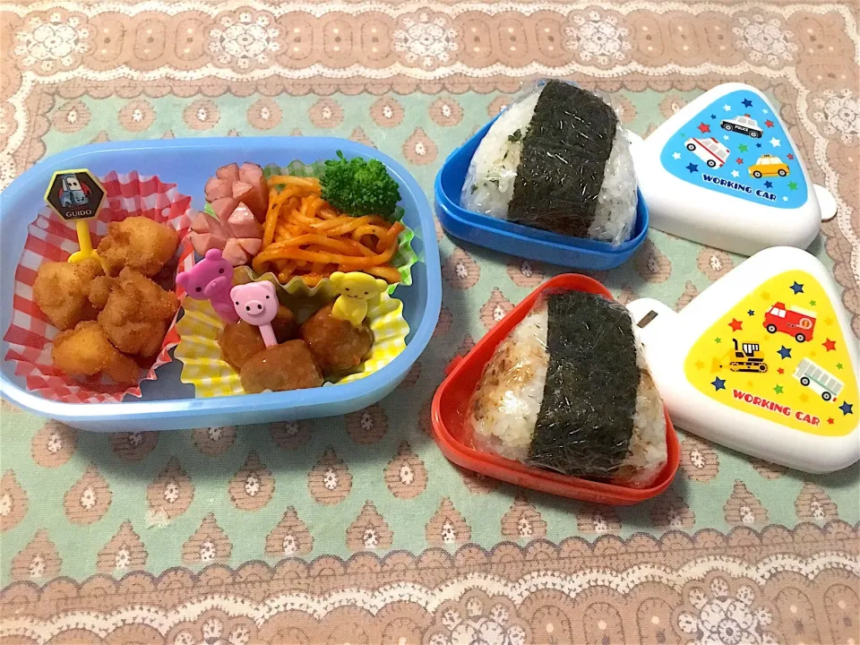 年長男の子 遠足 お弁当🍙|チビミミさん