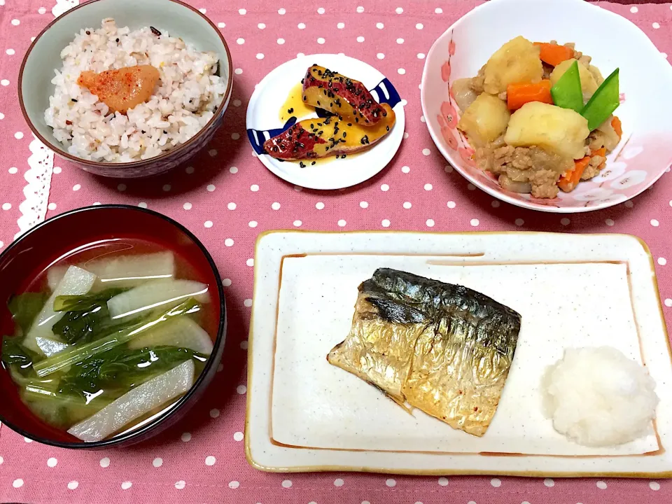 鯖の塩焼き定食|ゆぴさん