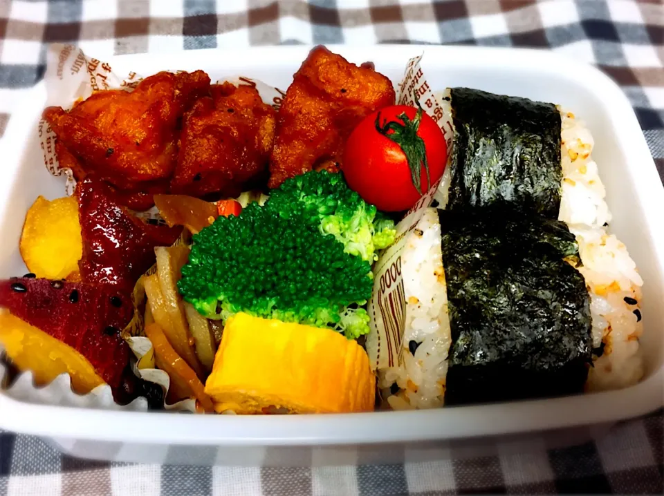 #お弁当 #唐揚げ|えさん