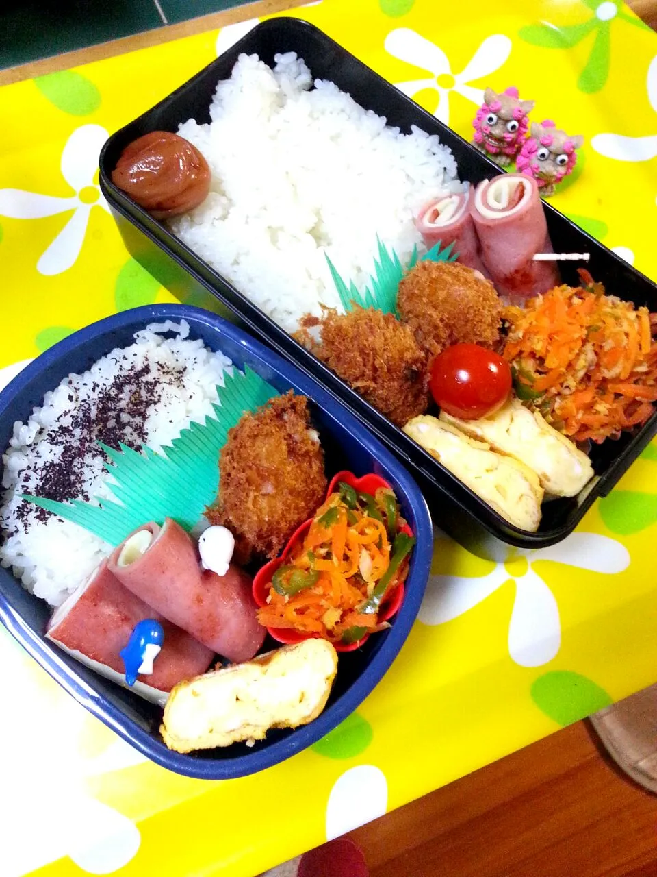 夫の弁当、娘の弁当|みどりさん