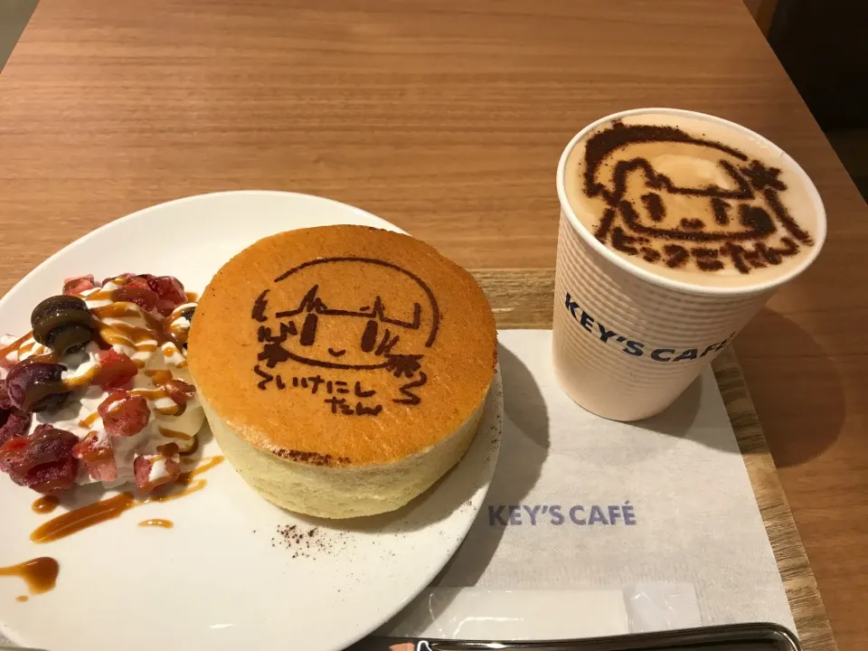 池西たんケーキとビックロたんカフェラテ|手品先輩さん