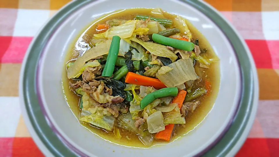 豚肉と野菜の和風カレー煮|よっしー(=^ェ^=)さん