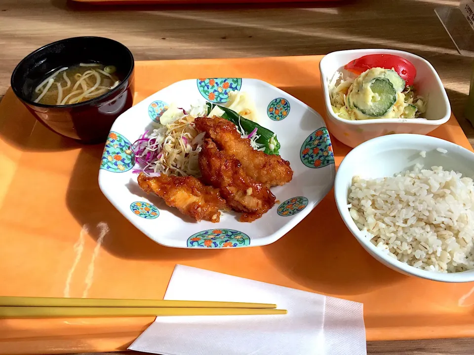 チキンと野菜のピーナッツ絡め*\(^o^)/*|すかラインさん