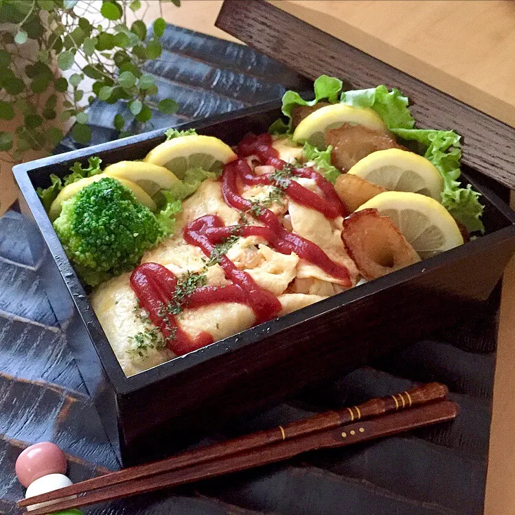 本日の塾弁❤︎オムライス弁当|chikoさん