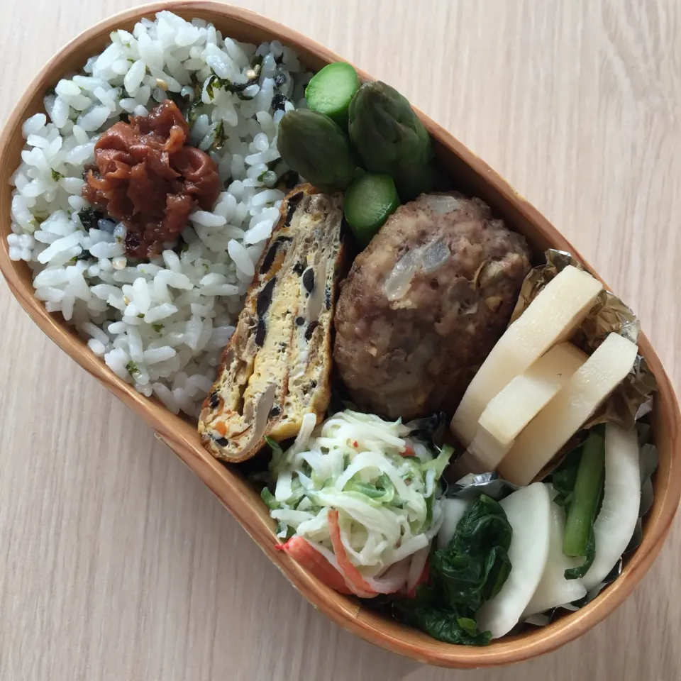 Snapdishの料理写真:2017年10月26日のお弁当
 #お弁当作り  #お弁当  #わっぱ弁当|永島 恵さん