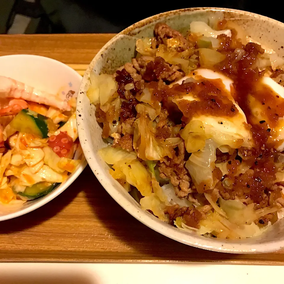 丼とキムタコ(◍•ڡ•◍)❤|いつみさん