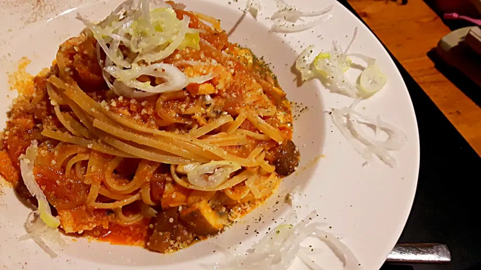 鯛のトマトラグーパスタ🍝☆|けんさん