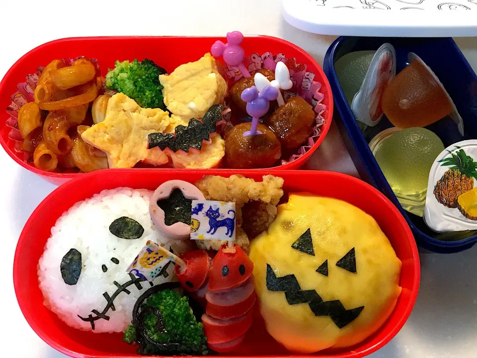 遠足♡
先週雨で中止なったからね
今日は晴れてよかった〜♡
 #キャラ弁 
 #ハロウィン弁当|ゆうこさん