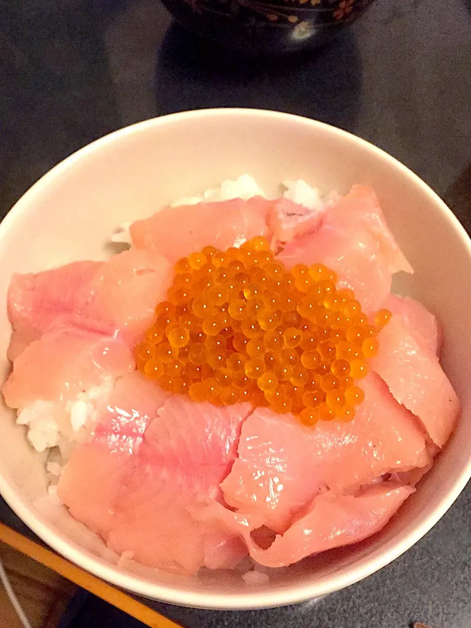 Snapdishの料理写真:☆鱒の親子丼☆|ぺろたんさん