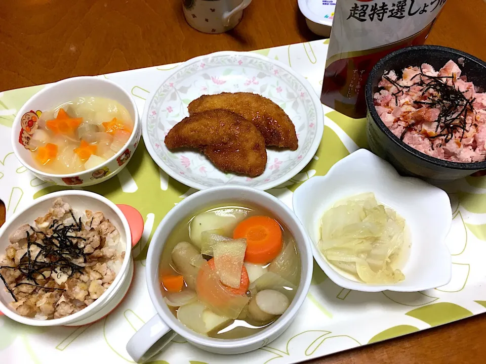 Snapdishの料理写真:モニター当選🎵お醤油🎵今日の夕飯🎵子供と^ ^|あやとん♪さん