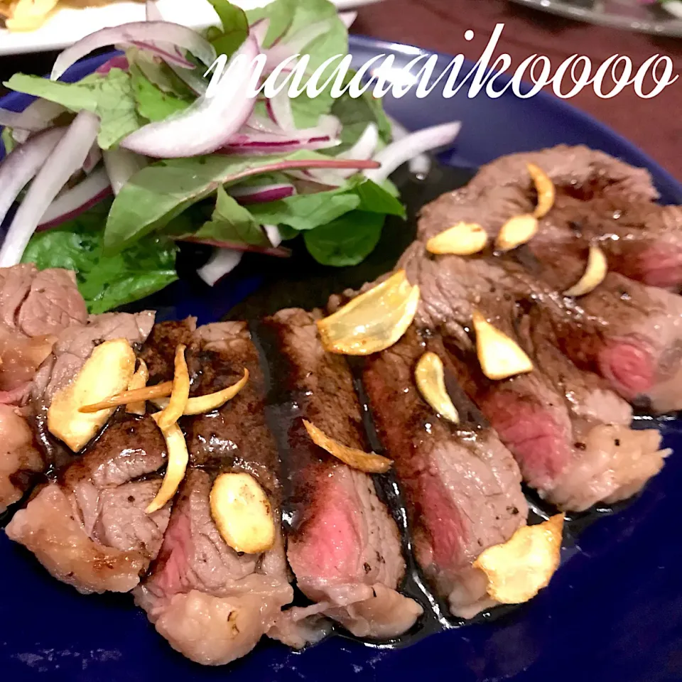 Snapdishの料理写真:まるまさんの料理 牛肉のタリアータ🐮|マイコさん