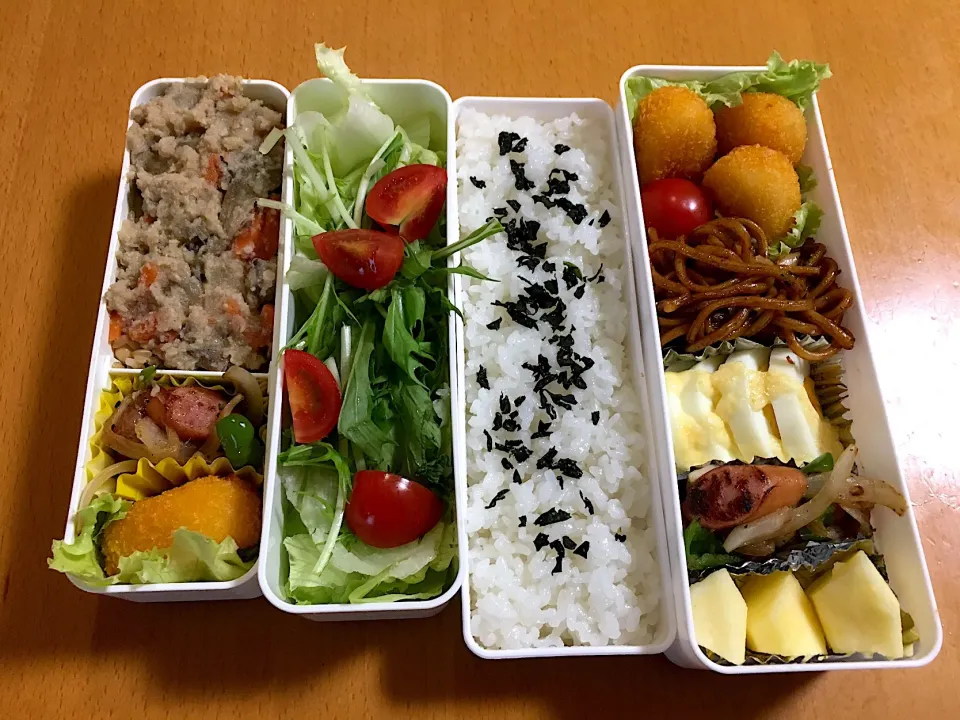 Snapdishの料理写真:今日のお弁当♡2017.10.28.|kimikimiさん