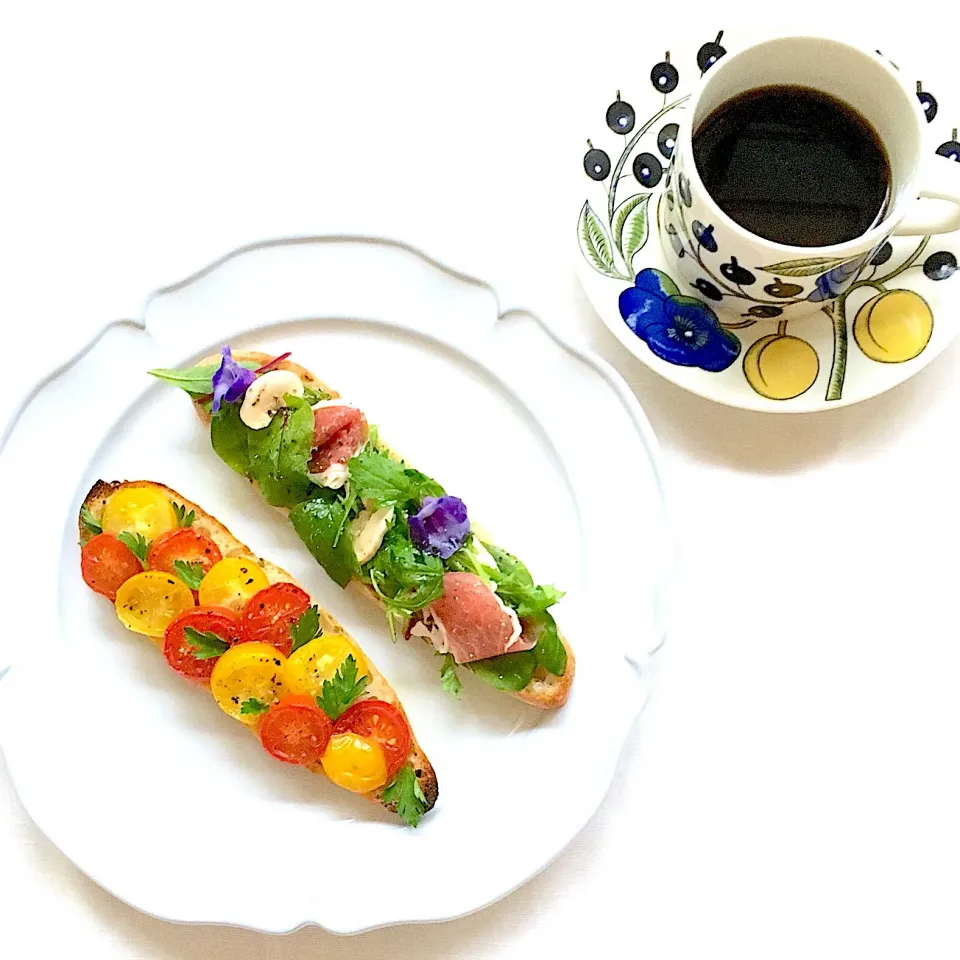 バケットオープンサンド🥖🍅で朝ごはん

雨降り☔️ひどくなる前にお買物行ってこよ♪|jarinkoさん