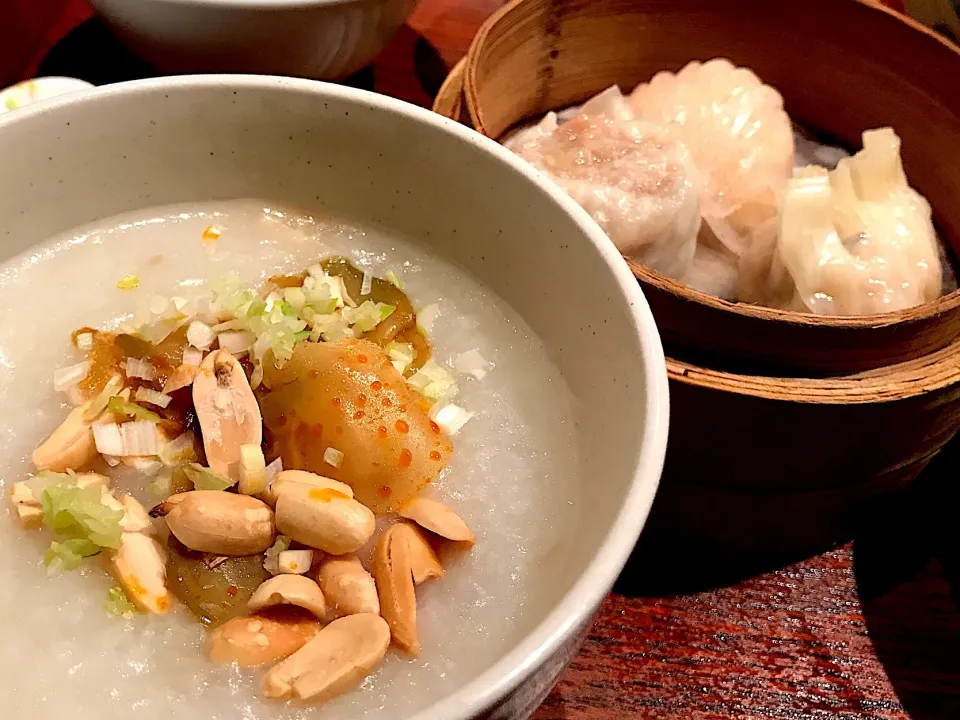 昨夜は脂肪🐷に加油してしまったので、粥で減油して悪あがき🍀|にゃあ（芸名）さん