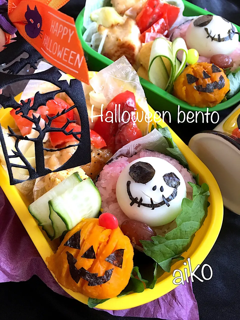 #キャラ弁 Halloween#海苔巻きお弁当🌺|大島愛子さん