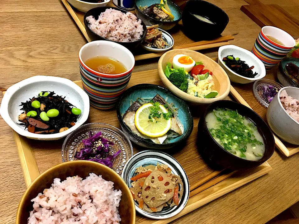 ブリのハーブ蒸し焼き定食|kumixさん