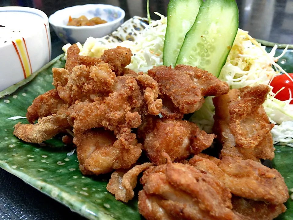 東栄若鶏唐揚げ定食|ダンディ☆和田さん