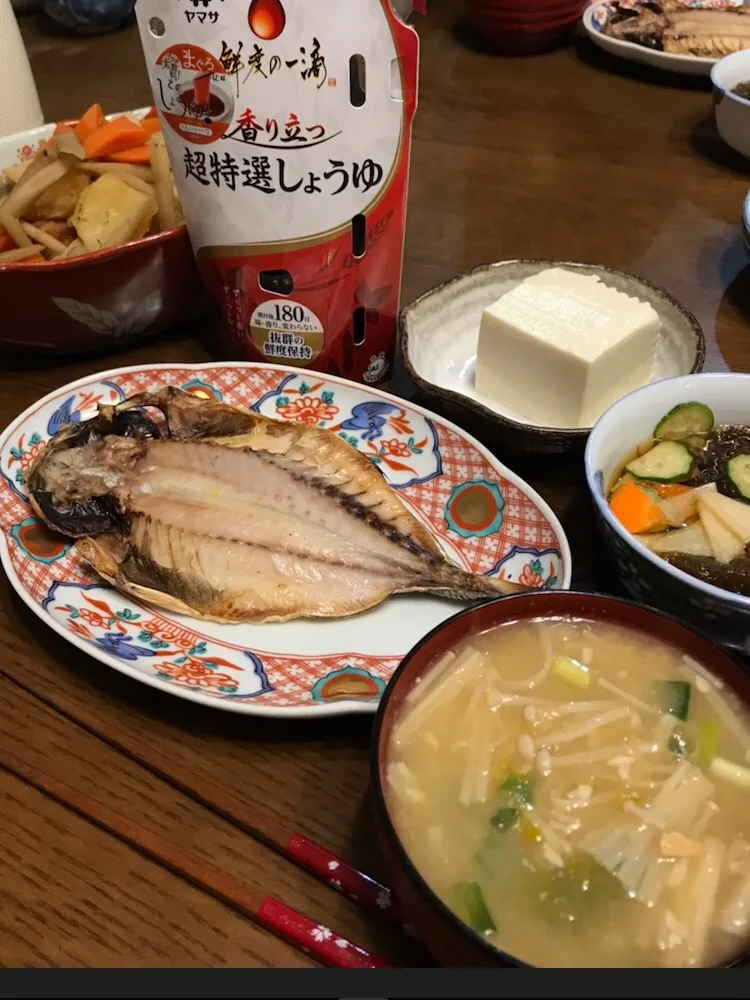 夕飯…ヤマサ鮮度の一滴で冷奴🍚|洋子さん