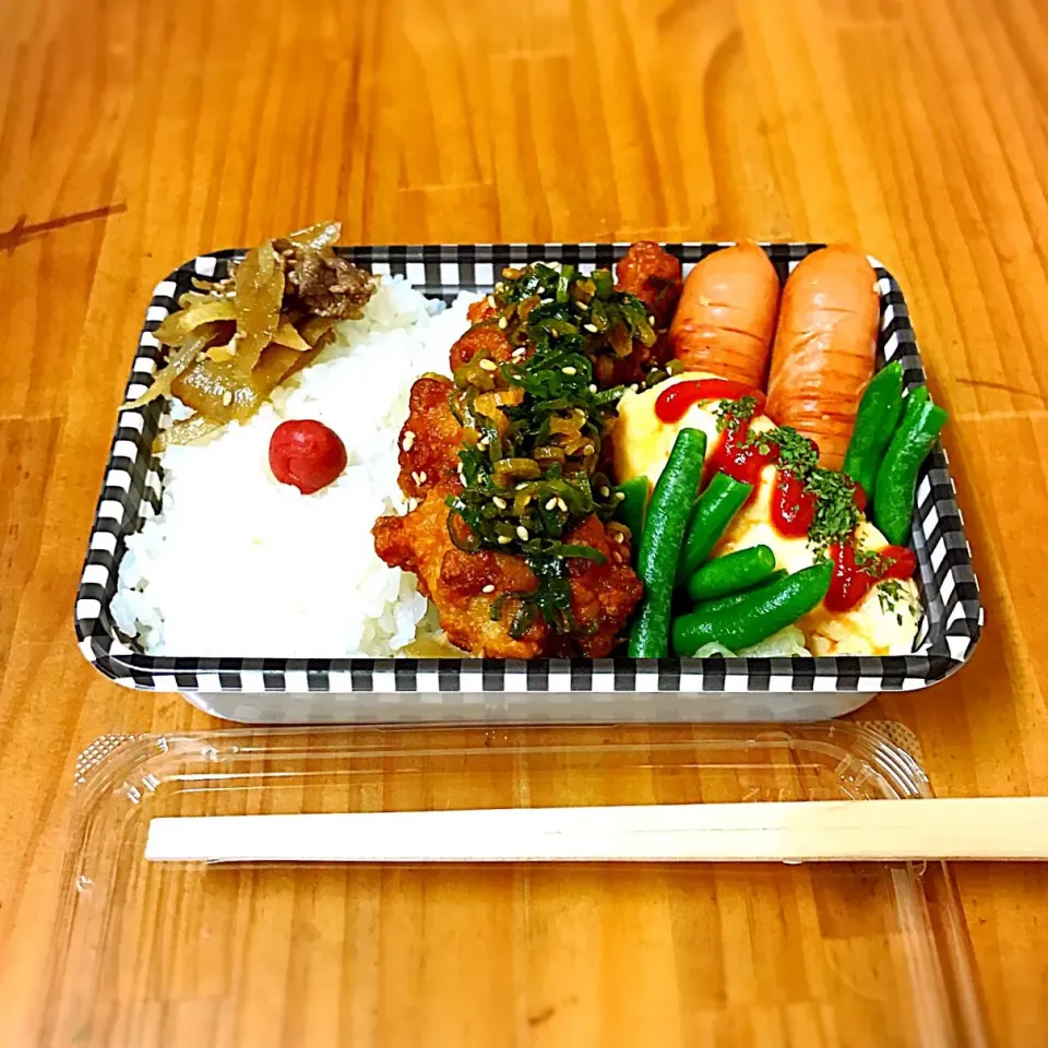 鶏唐揚げの香味だれ弁当|mnkさん