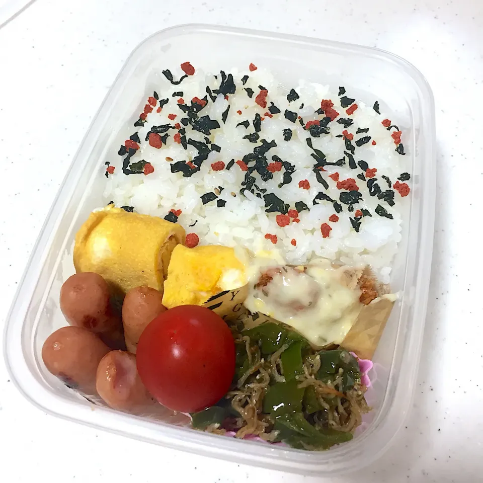 日曜日だけど旦那さんのお弁当☺︎|むさけんさん