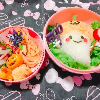 学校公開日お弁当
ハロウィン🎃おばけ弁当👻|Kumiさん