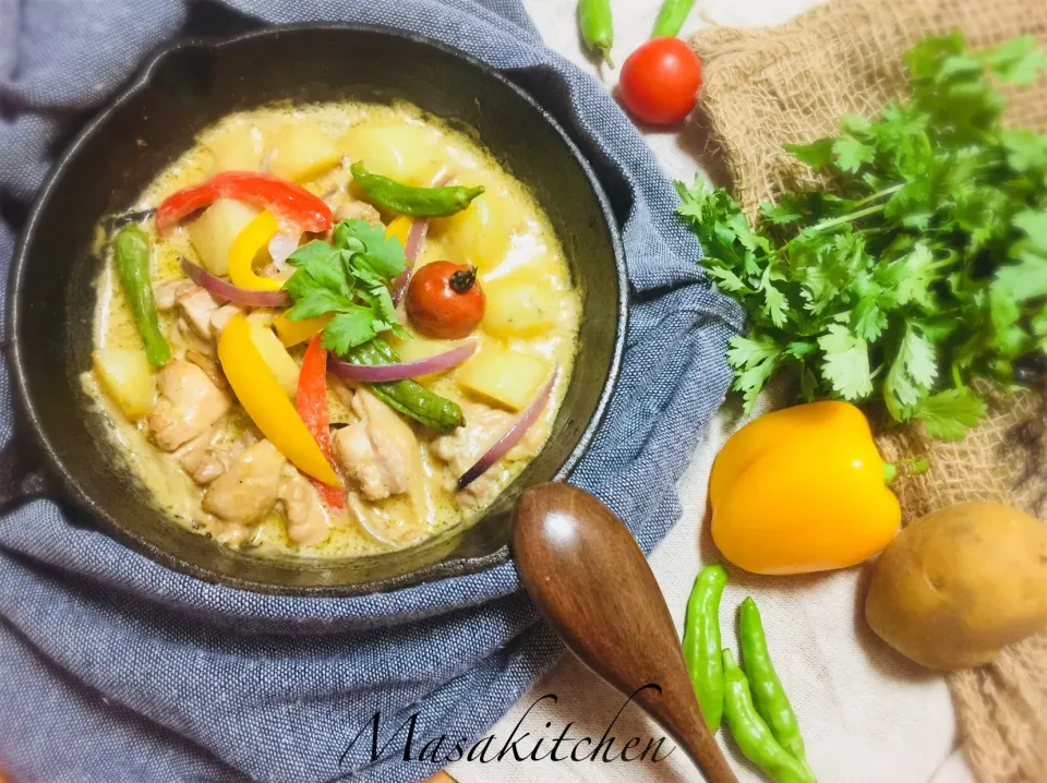 Green curry for lunch|Masakiさん