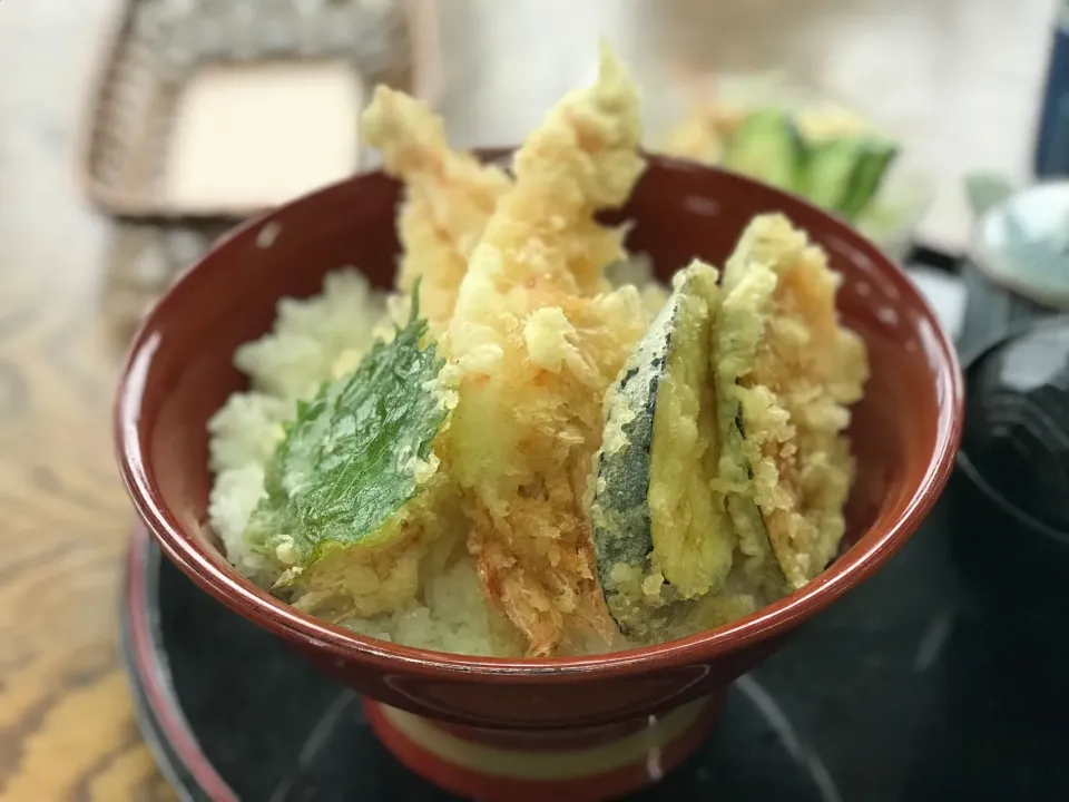 名店の海老天丼@海老の宮川 志垣店|織友さん