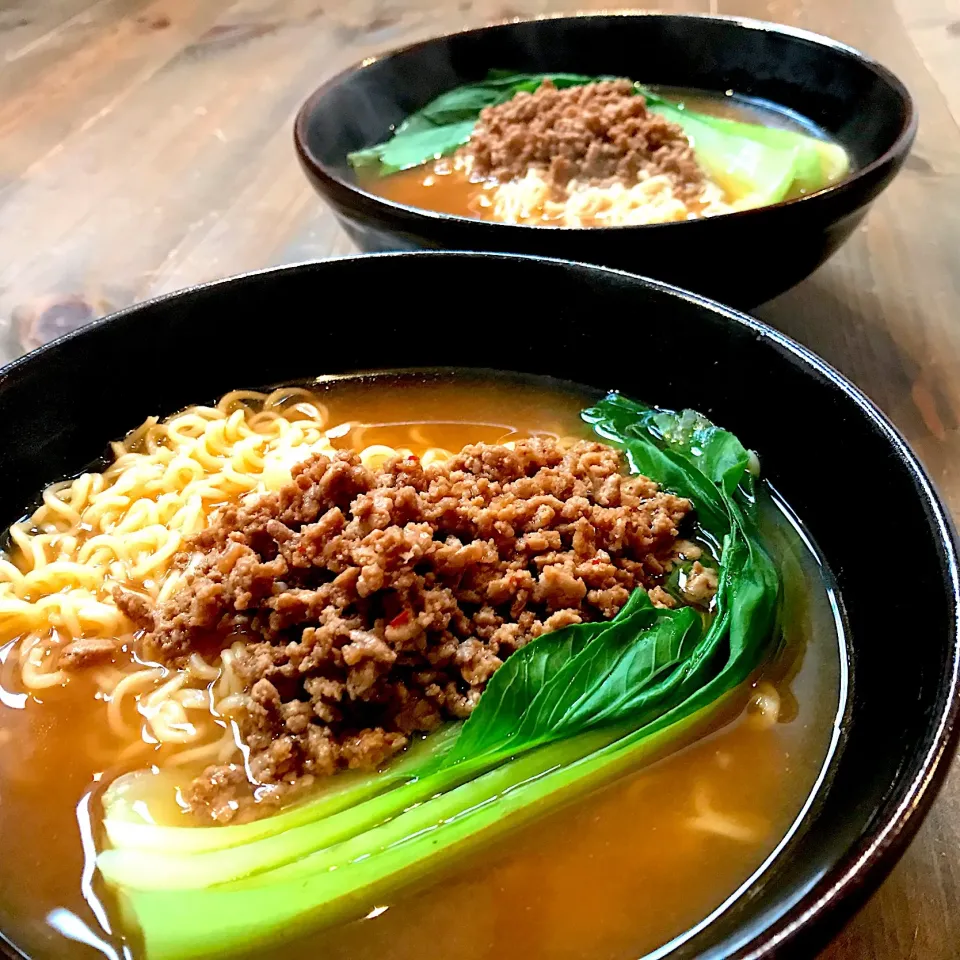 カルディのインスタント麺（麻辣麺）に少し手を入れて担々麺風に！|koji toyodaさん