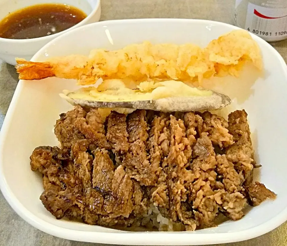 Tempura Half Beef Teriyaki Don|Mariano Ngさん