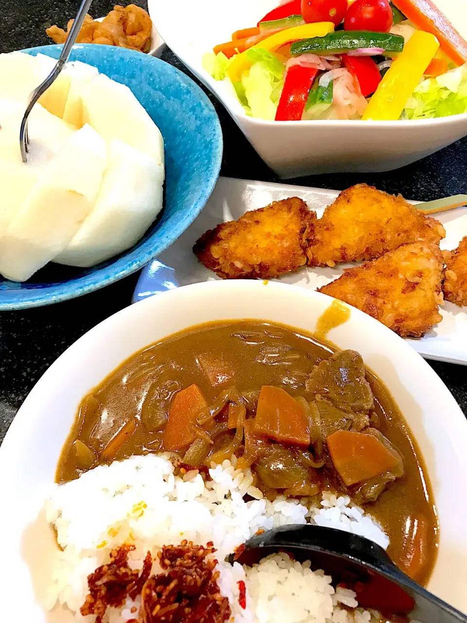 シュトママ仕事の夜のご飯はカレー。|シュトママさん