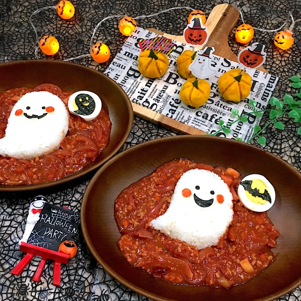 ハロウィン👻おばけカレー|ひぃちゃんさん