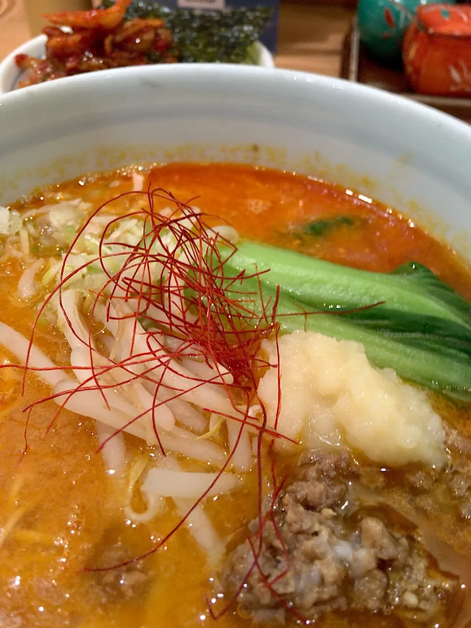 情熱タンタン麺＆ごはんにキムチセット|ダンディ☆和田さん