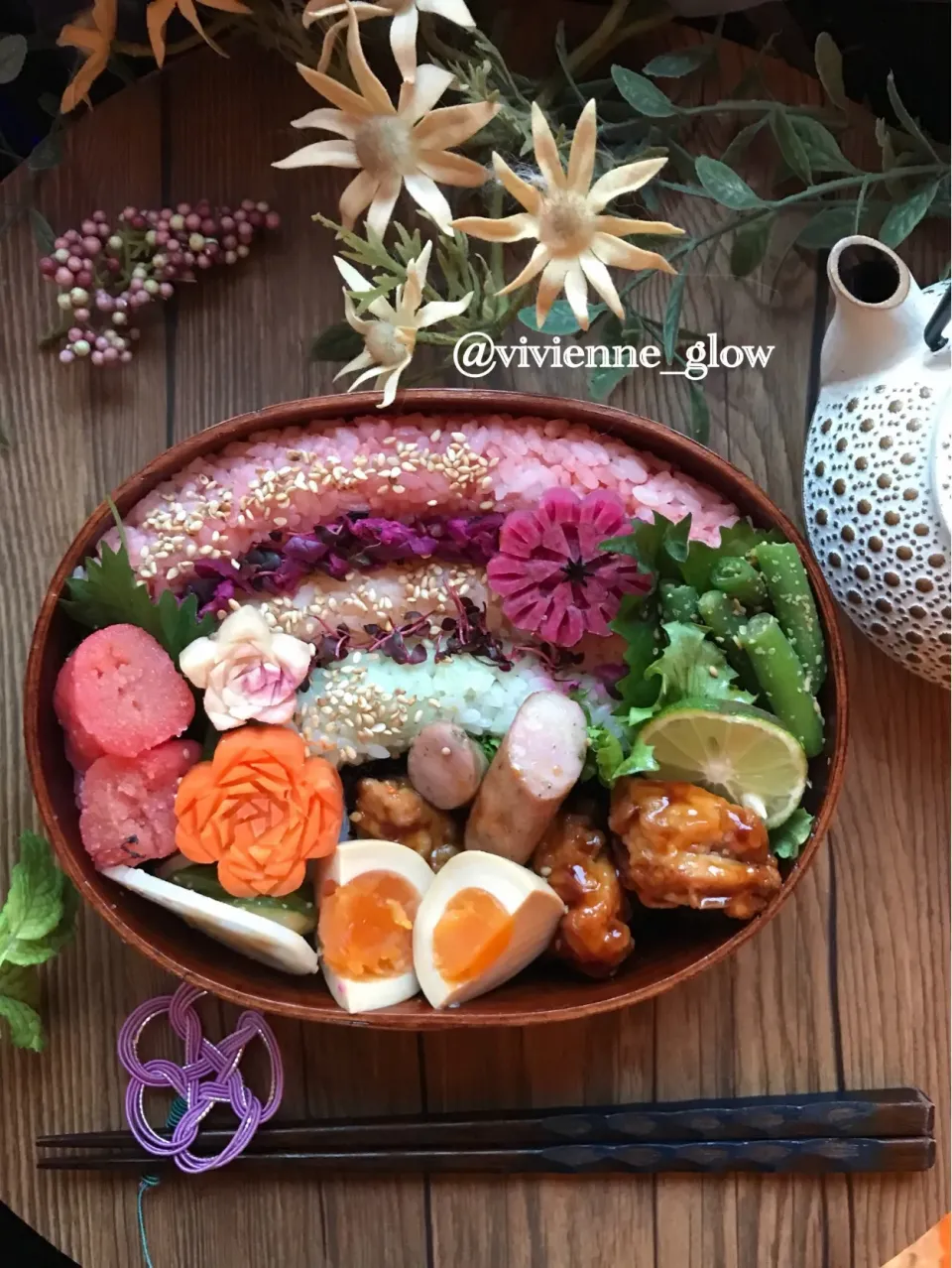 レインボー弁当|vivienne_glowさん