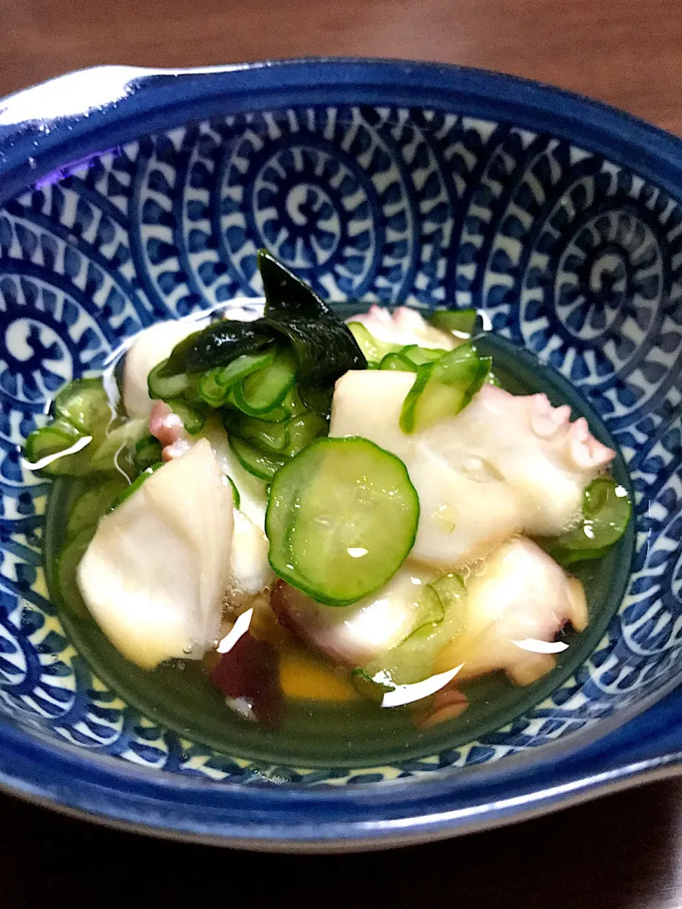 タコと🐙キュウリの🥒酢の物|sakiさん