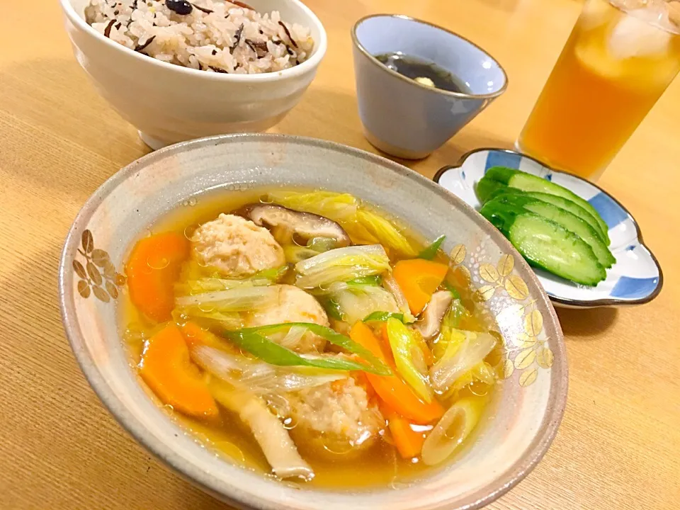 鶏団子と野菜の和風煮|mikipanoさん