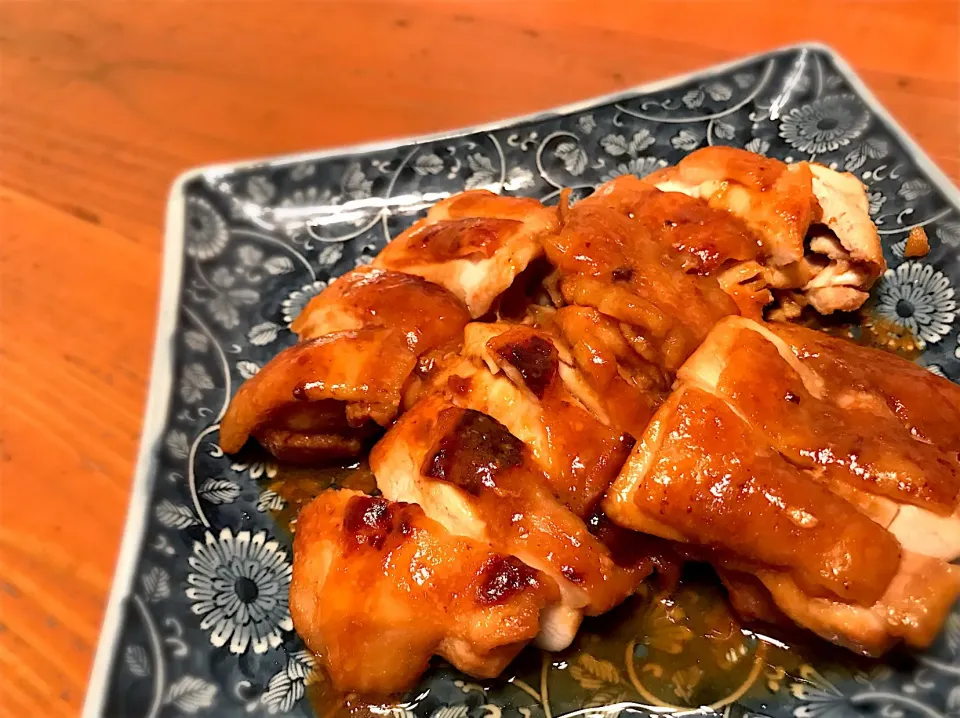 甘酒で照り焼きチキン|ちょいでぶさん