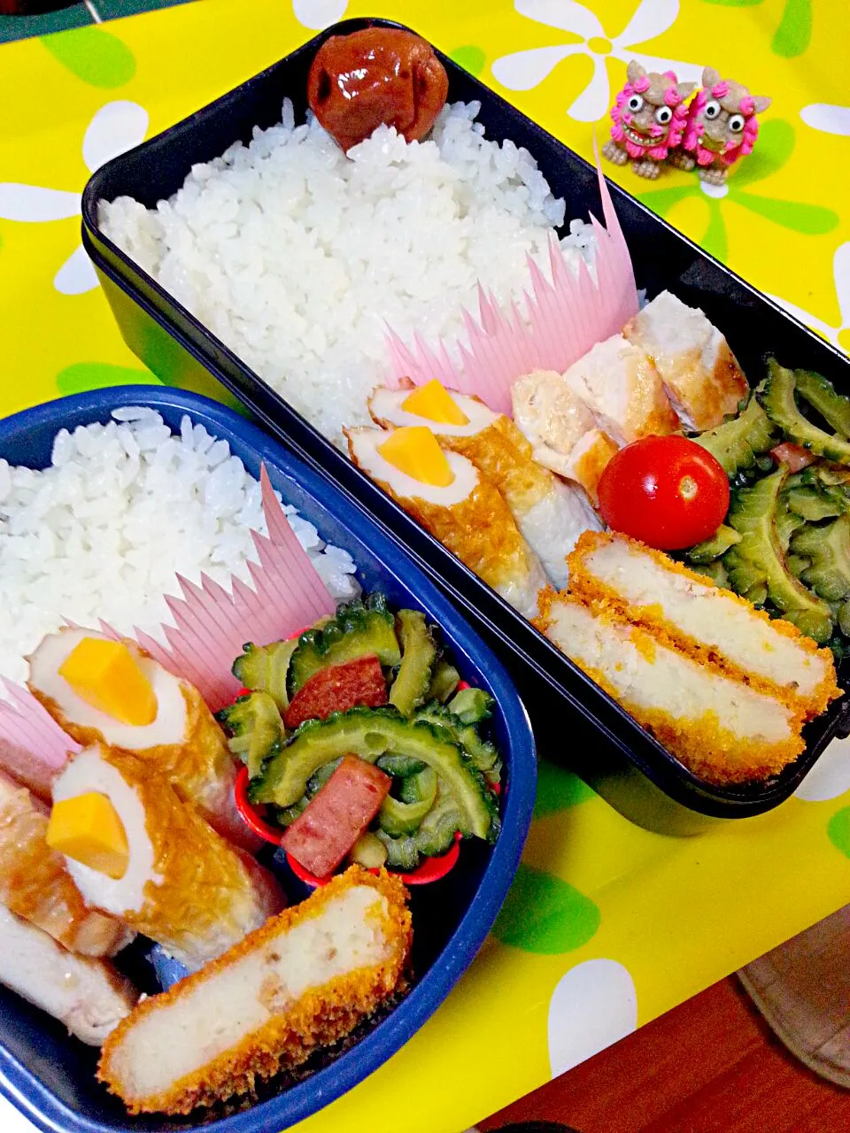 夫の弁当、娘の弁当|みどりさん