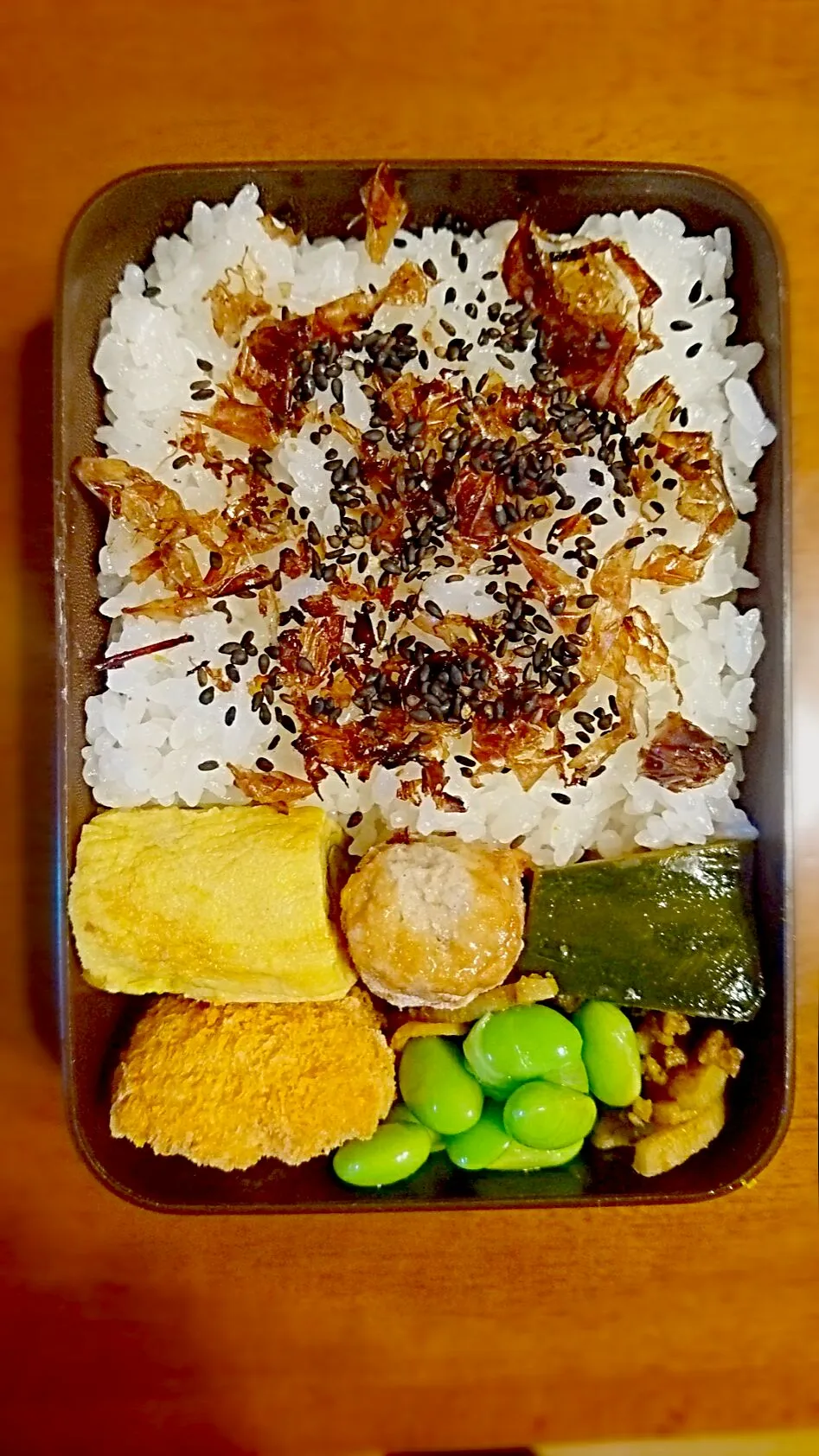 #茶色の弁当|あきたさん